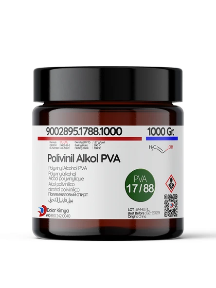 Polivinil Alkol 1788 - 1 Kg (PVA 1788, Polyvinyl Alcohol 17/88) ürün görseli 1