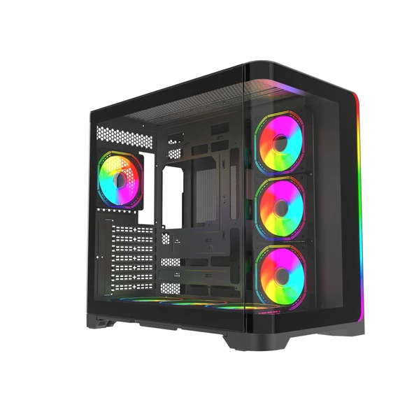 QUANTUM STORMFORGE 7x120mm ARGB Gaming Pc Kasası ürün görseli 1