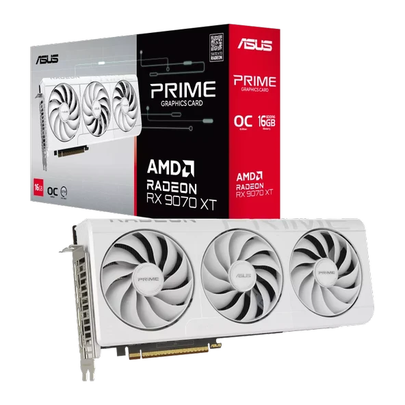 ASUS Prime Radeon RX 9070 XT White 16GB