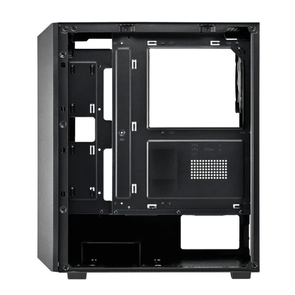 VENTO VG3400S PSU YOK 4x12CM RGB FAN ATX MESHED PANEL 2xUSB2.0/1xUSB3.0 SİYAH GAMING KASA ürün görseli 1