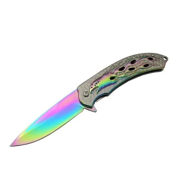 Kartal  Rainbowi Tk 21 Cm Kamp / Outdoor Çakı  - Yarı Otomatik, Kemerlikli, Kutulu ürün görseli 1