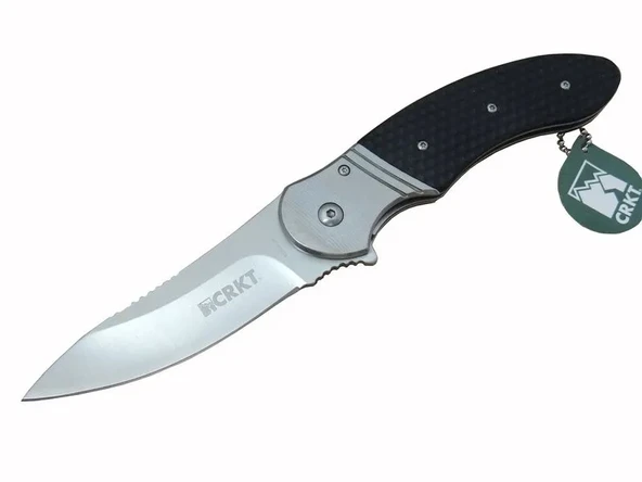Crkt Hotenanny K 300 Kxp Kamp Çakı 23 Cm - Kaymaz Sap, Otomatik, Kılıflı ürün görseli 1