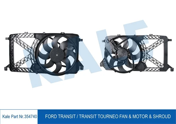 Ford Fan Motoru - (-Ac) 2.2 Tdci / -Ac 2.3dohc - Kal 354740 ürün görseli 1