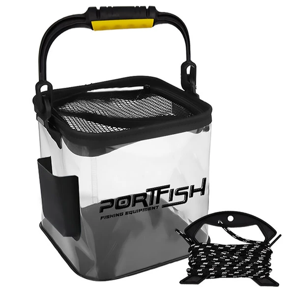 Portfish SFK24 24x24 cm Şeffaf Kova ürün görseli 1