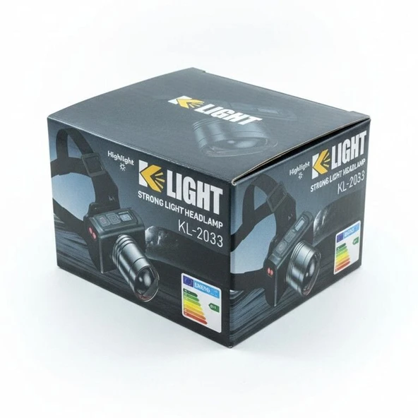 K Light KL-2033 Şarjlı Kafa Lambası - Resim 4