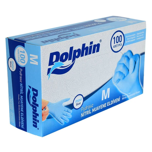 Pudrasız Mi Nitril Eldiven Orta Boy (M) 100 Lü Paket - Resim 3