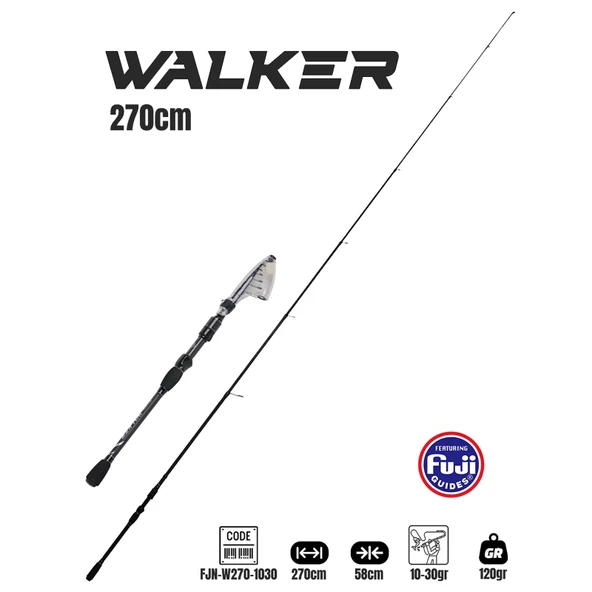 Fujin Walker 270cm 10-30gr Teleskopik Spin Olta Kamışı ürün görseli 1