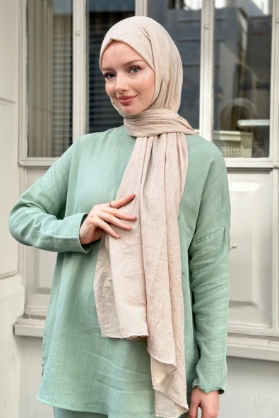 Bambu Kraş Şal (Tesettür Giyim, Yüksek Kalite, Hafif, Rahat, Şık, Premium, Lux, Shawl, Scarf) ürün görseli 1