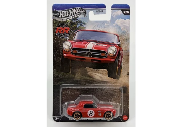 Silver Series Rally Racers Honda S800 Racing Course Diecast Araba ürün görseli 1
