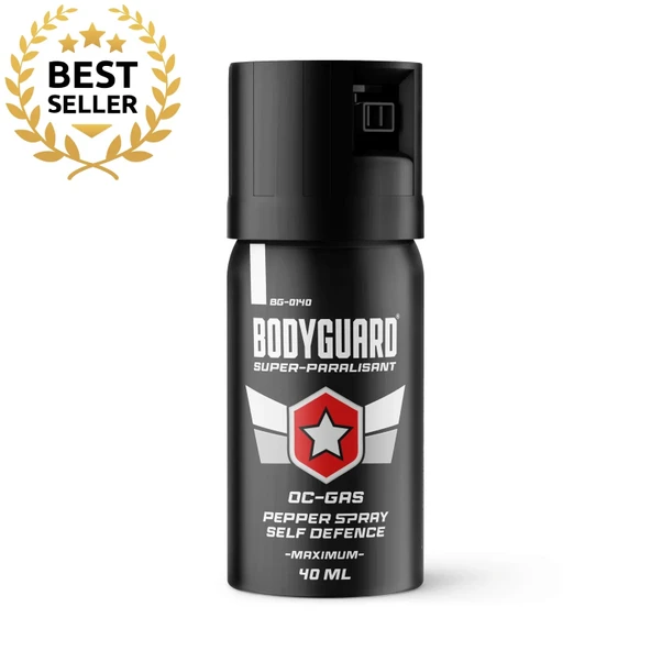 BODYGUARD KİŞİSEL SAVUNMA SPREYİ - BİBER GAZI SPREYİ - GÖZ YAŞARTICI SPREY 40 ML ürün görseli 1