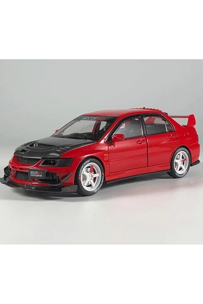 Hobbiez World Mitsubishi Lancer Evolution Kırmızı 1/24 Model Araba - Resim 2