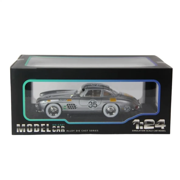 Hobbiez World Mercedes Benz 300SL Gri Model Araba ürün görseli 1