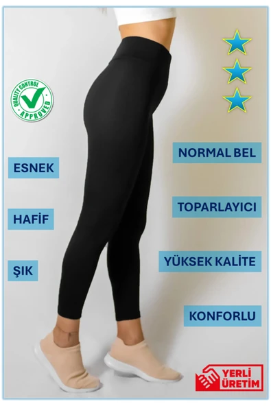 Toparlayıcı Dalgıç Kumaş Spor Tayt (YÜKSEK KALİTE, UYGUN FİYAT, ORJİNAL, RAHAT, ŞIK) ürün görseli 1