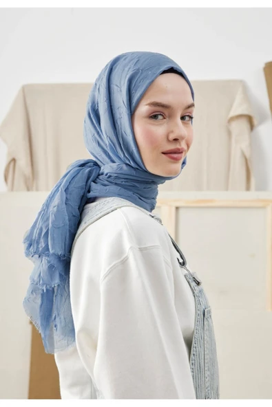 Bambu Şal (Tesettür, Pamuklu, Hafif, Rahat, Şık, Yüksek Kalite, Hijab, Shawl, Original, Lux) ürün görseli 1