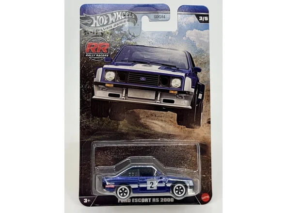 Silver Series Rally Racers Ford Escort RS2000 Diecast Araba 1:64 ürün görseli 1