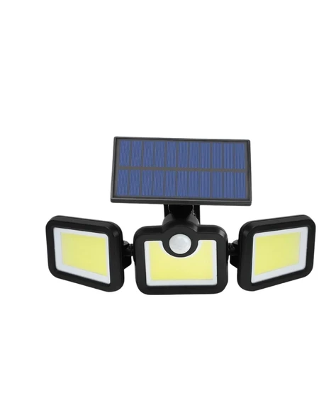 Solar LED Projektör Sensörlü Dış Mekan Güvenlik Lambası - Resim 2