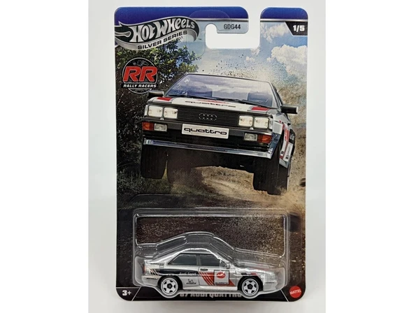 Silver Series Rally Racers ’87 Audi Quattro Diecast Model Araba ürün görseli 1