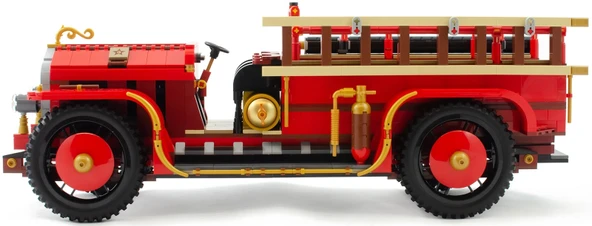 LEGO Bricklink Antique Fire Engine 19002 - Resim 3