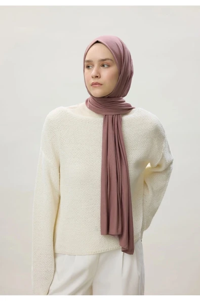 Penye Şal (Tesettür Giyim, %100 Pamuk, Hafif, Rahat, Şık, Yüksek Kalite, Shawl, Scarf, Hijab, Shawl) ürün görseli 1