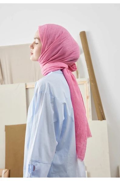 Bambu Şal (Tesettür, Pamuklu, Hafif, Rahat, Şık, Yüksek Kalite, Hijab, Shawl, Original, Lux) ürün görseli 1
