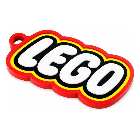 Lego Yazılı Anahtarlık Sert Plastik | Oyuncak Temalı Anahtarlık | Aksesuar ürün görseli 1