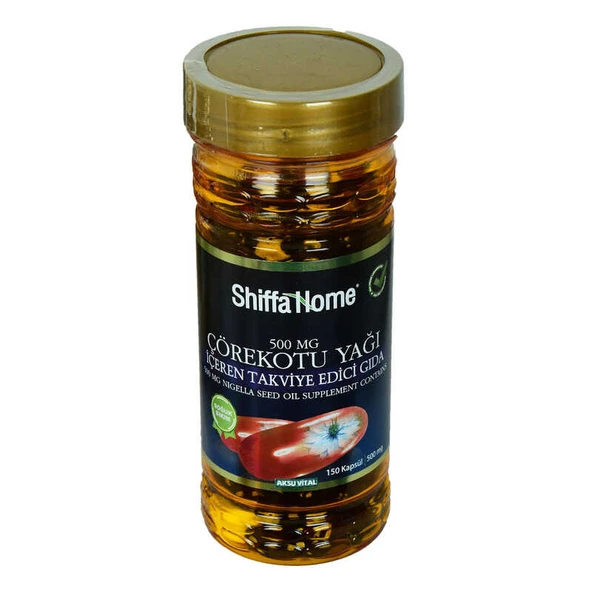 Çörek Otu Yağı Soğuk Pres 500 Mg x 150
