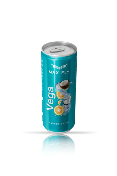 Max Fly Vega Enerji içeceği 250 ml 12 Adet - Resim 2