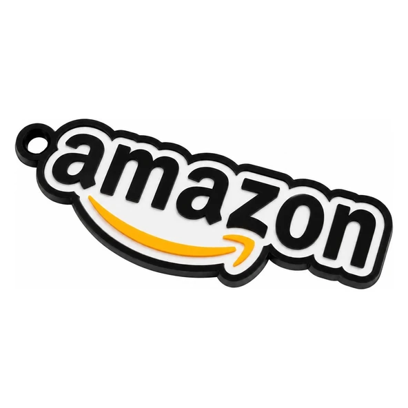 Amazon Yazılı Anahtarlık | Sert Plastik Dayanıklı Anahtarlık | Şık Tasarım Aksesuar ürün görseli 1