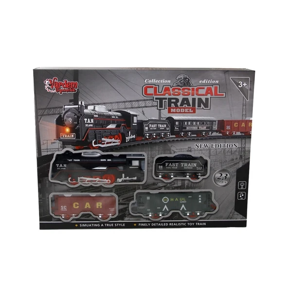 JHX6686 KUT 23 PCS CLASSIC MODEL TREN - Resim 4