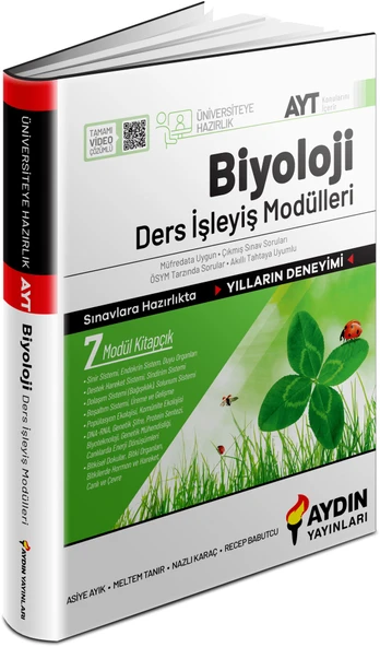 Aydın 2024 Ayt Biyoloji Ders İşleyiş Modülleri ürün görseli 1
