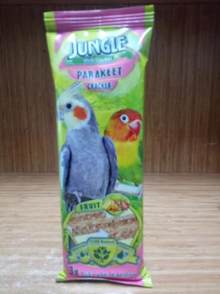 Jungle Meyveli Paraket Krakeri 1 paket (paket içi 3 adet) ürün görseli 1