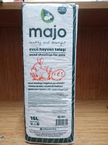 Majo Kemirgen Talaşı 15 LT ürün görseli 1