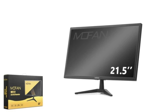 Monitör 21.5 İnç Hdmı Vga Ve Hoparlör 75 Hz Led Full Hd  Mofan MF22 ürün görseli 1