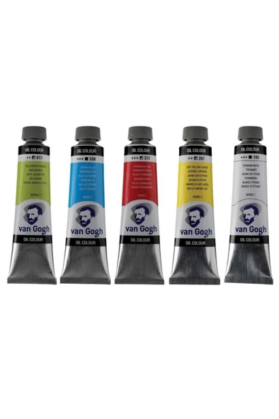 Talens Van Gogh Yağlı Boya 40ml - Ana Renk Tonları 5'li Set ürün görseli 1