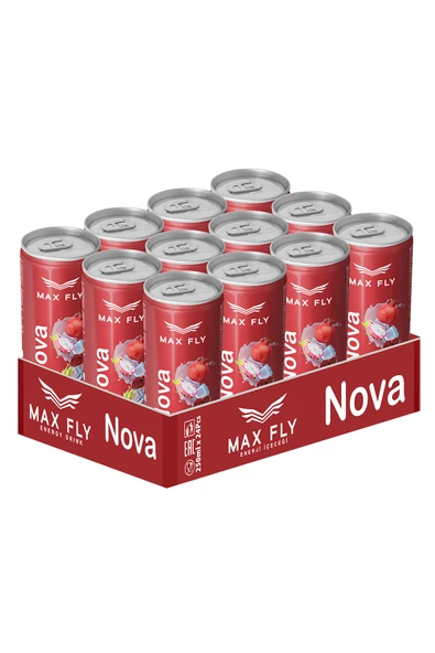 Max Fly Nova Enerji 250 ml 12 Adet - Resim 3