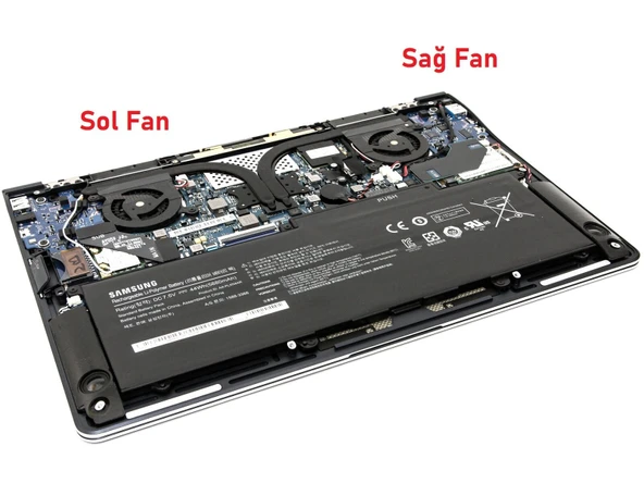Samsung NP900X3D-A01TR Fan V2 (Sağ) ürün görseli 1