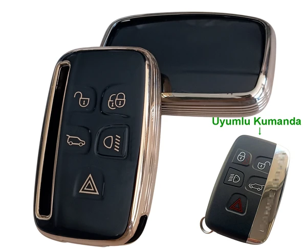 Range Rover Jaguar Uyumlu Kumanda Anahtar Kılıfı Oto Anahtarlık ürün görseli 1