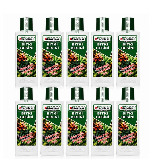 OZN-Tropikal Daha Yeşil Yapraklar İçin Bitki Besini 10 x 225 ml ürün görseli 1
