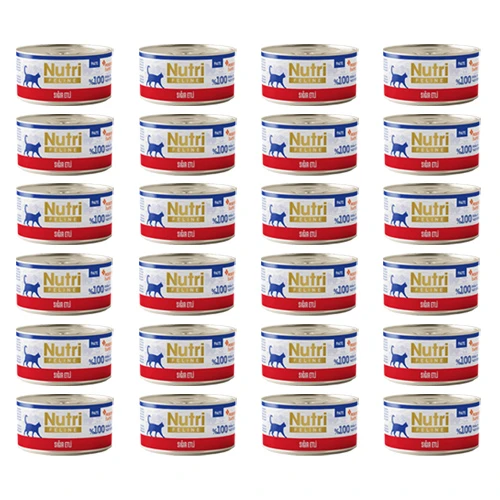 Nutri Feline Adult Pate 70Gr Sığır Etli 24Adet Yaş Yetişkin Kedi Maması ürün görseli 1