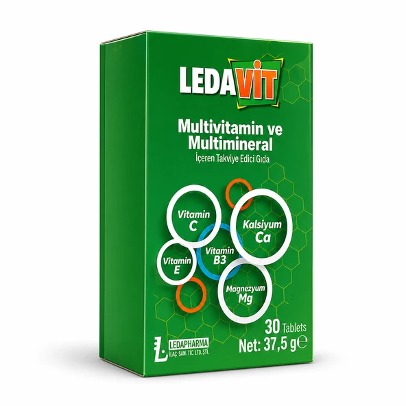 Ledapharma Ledafish Multivitamin 30 Tablet ürün görseli 1