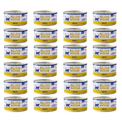 Nutri Feline Adult Pate 70Gr Tavuk Etli 24Adet Yaş Yetişkin Kedi Maması ürün görseli 1