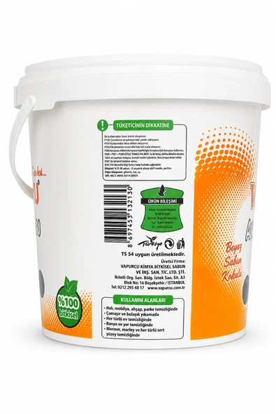 Vapurcu Gliserinli Arap Sabunu 3 kg - Resim 2