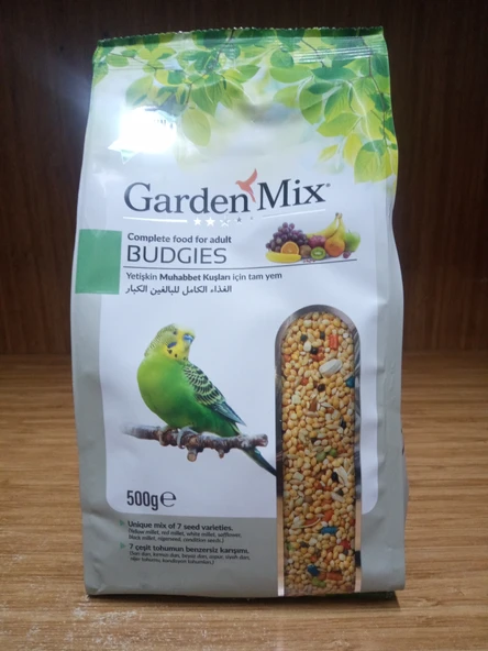 Gardenmix Platin Meyveli Muhabbet Kuş Yemi  500 GRAM X 10 ADET ürün görseli 1