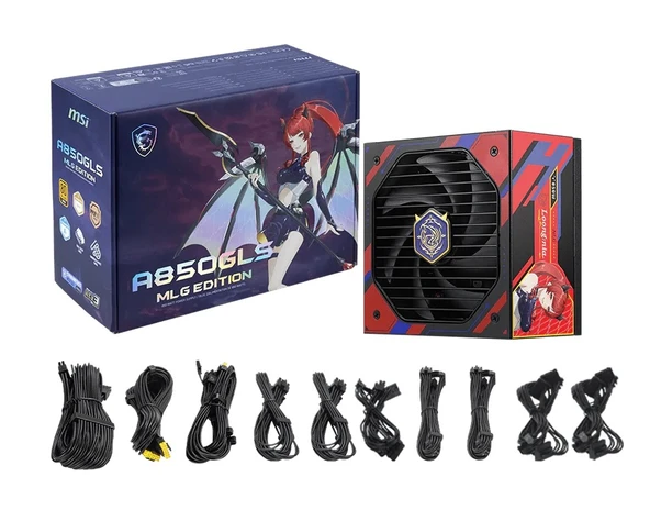 MSI MAG A850GLS MLG EDITION PCIE5 850W 80+ GOLD ürün görseli 1