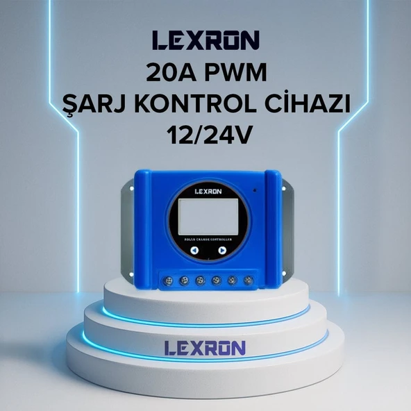 LEXRON 20A PWM ŞARJ KONTROL CİHAZI ürün görseli 1