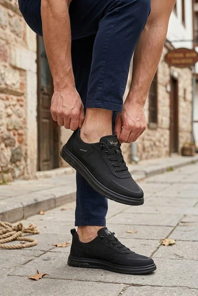 Pepita E386 Rahat Hafif Keten Özel Tasarım Spor Sneaker Erkek Ayakkabı ürün görseli 1