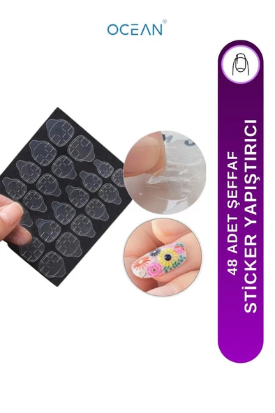 Ocean Sticker Tırnak Yapışkanı 48'li ASU-189D ürün görseli 1