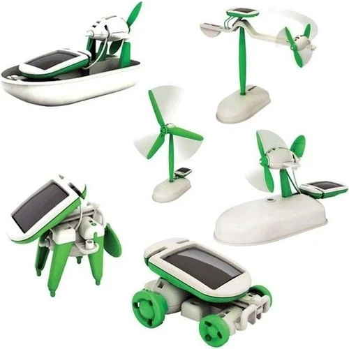 Güneş Enerjili Robot Oluşturma Seti Solar Kit (6 in 1) ürün görseli 1