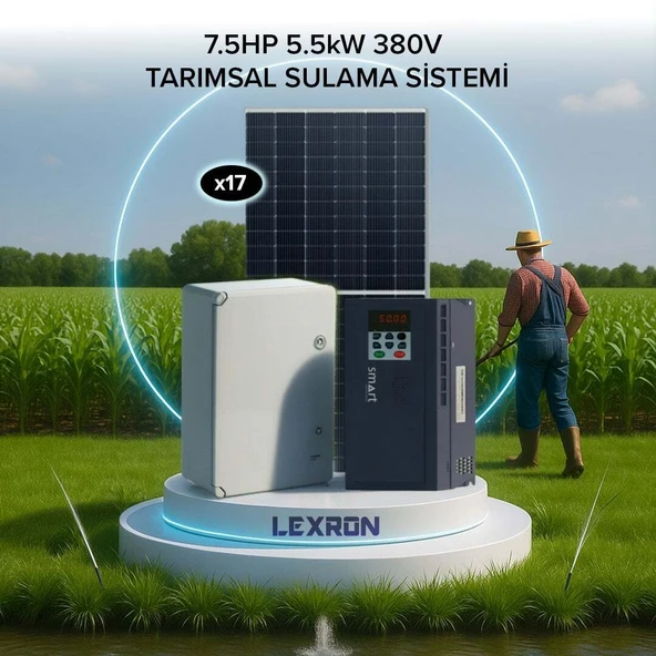 7.5 HP 5.5 kW 380V Hazır Tarımsal Sulama Sistemi Seti ürün görseli 1