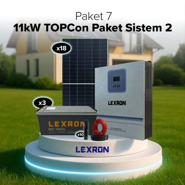 11 kW (11000W) TOPCon Hazır Paket Sistem - Hazır Paket 7 ürün görseli 1